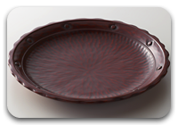 銘々皿古瓦乾口